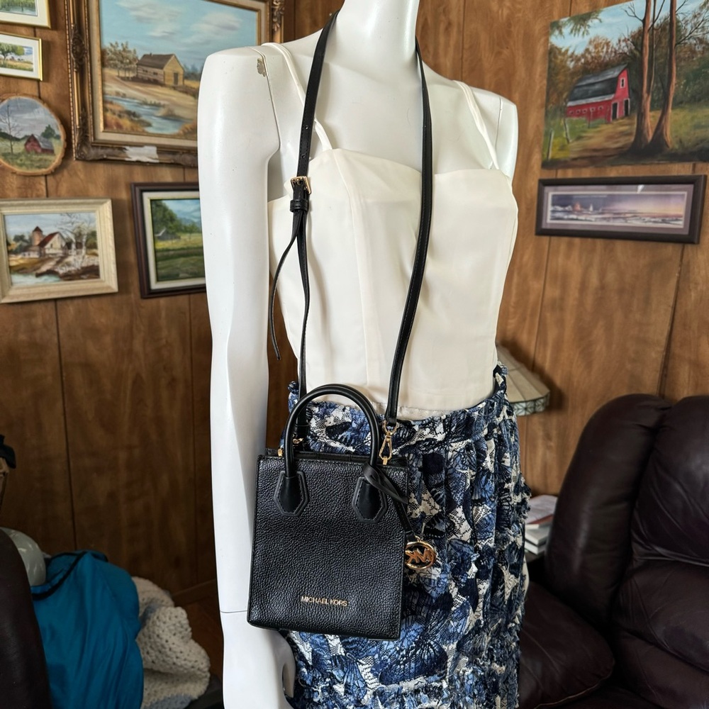 Michael Kors Mercer Extra Small Pebbled Leather Bag